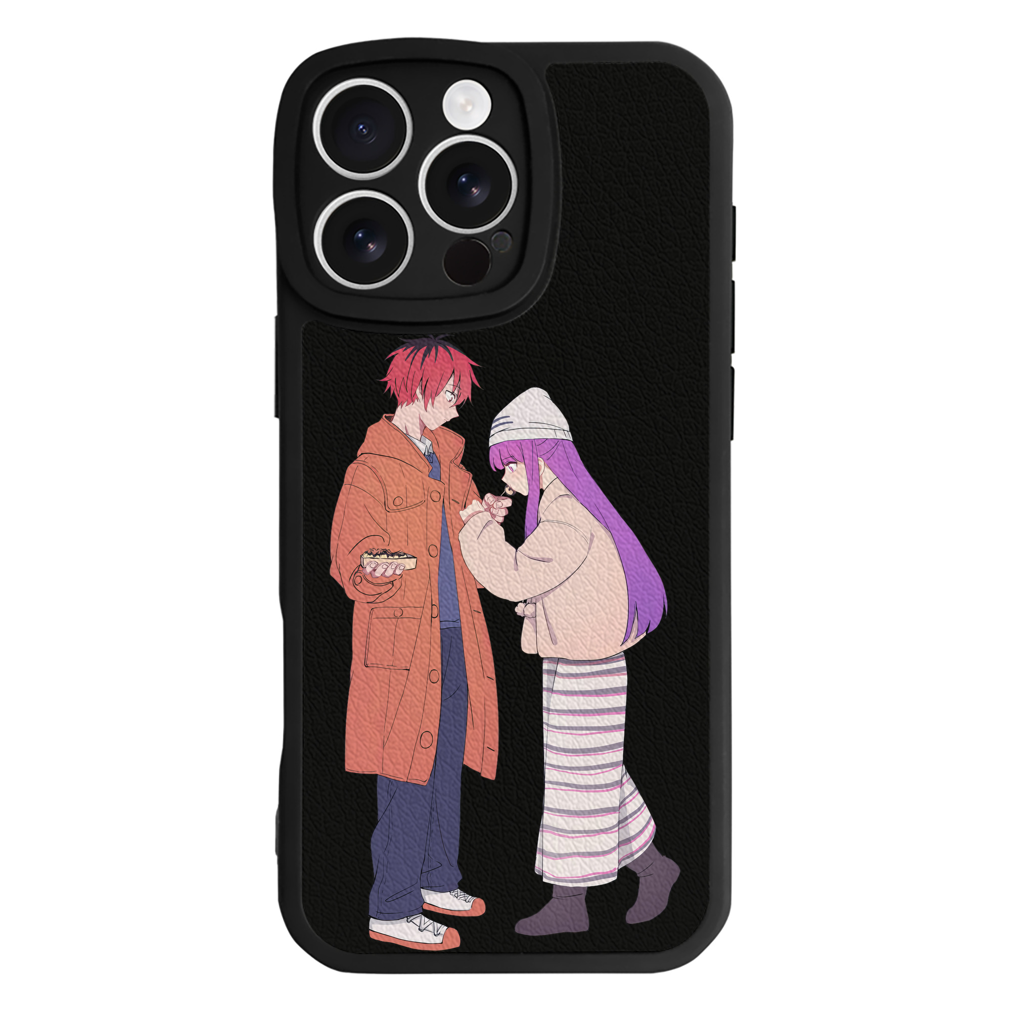 （画像用） 葬送のフリーレン Frieren 【iPhone 16シリーズ対応】シリコンスマホケース（レザー調） 材質：シリコン